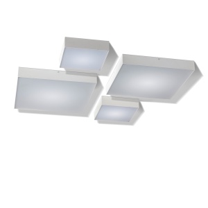 Plafoniera LED design slim MONZA S 40 4000K alba 70098 universul-luminii.ro