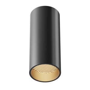 Plafoniera LED design tehnic Focus negru, 3000K 119538 universul-luminii.ro