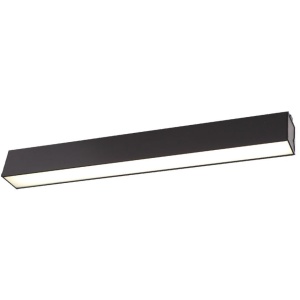 Plafoniera LED dimabila design modern LINEAR, 4000K negru C0190D MX - Img 1