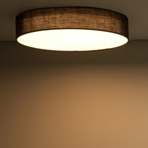 Plafoniera LED moderna design slim MOON negru 55W 94758 universul-luminii.ro