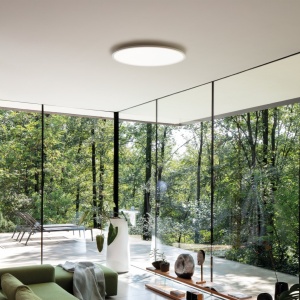 Plafoniera LED moderna Fly slim pl d60 4000k alba 165288 universul-luminii.ro