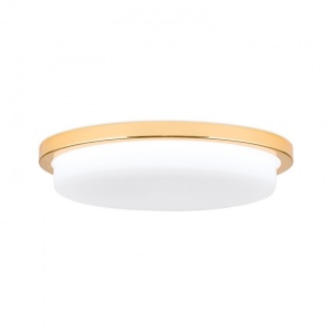 Plafoniera LED moderna LEROX 30cm aurie 24K 95538 universul-luminii.ro
