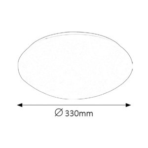 Plafoniera LED moderna pentru baie cu protectie IP44 Lucas 3438 RX 87068 universul-luminii.ro