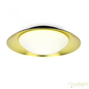 Plafoniera LED moderna SIDE 15W negru/auriu 62142