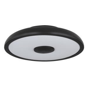 Plafoniera LED RGB cu telecomanda si difuzor RAFFY negru 163118 universul-luminii.ro