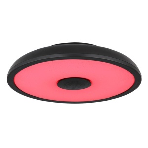 Plafoniera LED RGB cu telecomanda si difuzor RAFFY negru 241078 universul-luminii.ro