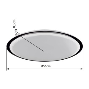 Plafoniera LED RGB dimabila cu telecomanda XAVER 240388 universul-luminii.ro