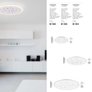 Plafoniera LED RGB si telecomanda ASTRAEUS 45cm 229368 universul-luminii.ro