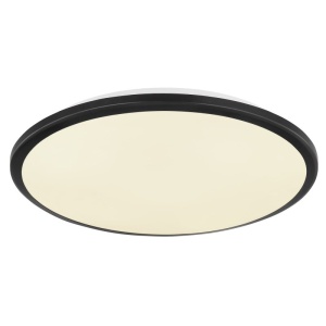 Plafoniera LED slim design circular XANDER negru