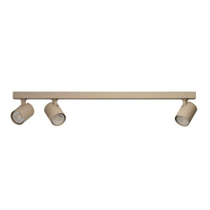 Plafoniera liniara bej cu 3 spoturi EXO 3, 70cm