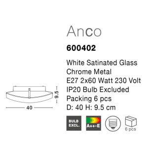 Plafoniera moderna Anco 40cm NVL-600402 83278 universul-luminii.ro