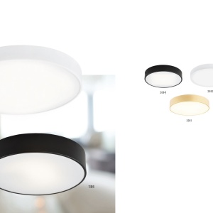 Plafoniera moderna design circular DARLING 25cm crom - Img 3
