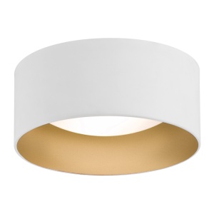 Plafoniera moderna design circular MOHITO alb/auriu - Img 1