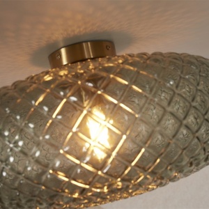 Plafoniera moderna design decorativ Venice auriu/verde 141858 universul-luminii.ro