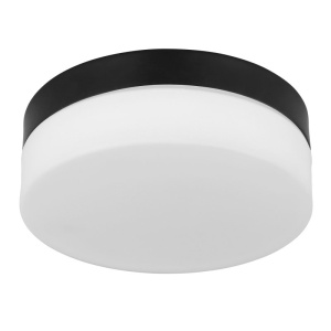 Plafoniera pentru exterior design modern IP44 Vranos negru, opal - Img 3
