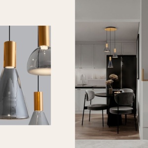 Plafoniera, Spot aplicat LED, Metal, Sticla, Fumuriu, Voi 245268 universul-luminii.ro