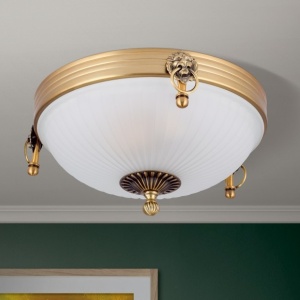 Plafoniera stil clasic diametru 31cm Rocca 94778 universul-luminii.ro