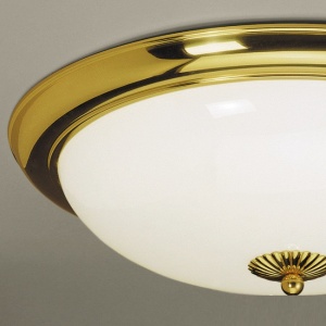 Plafoniera stil clasic Nostalgie 47cm alama lucios/opal 98568 universul-luminii.ro