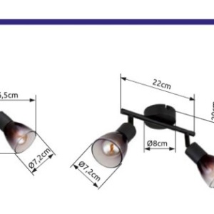 Plafoniera stil minimalist SATELLA 5L 240998 universul-luminii.ro