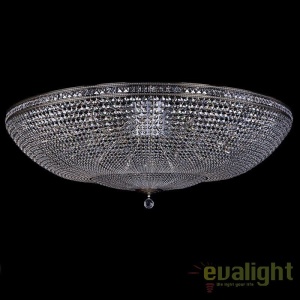 Plafoniera XXXL cristal Bohemia MILADA dia 2000 Nickel