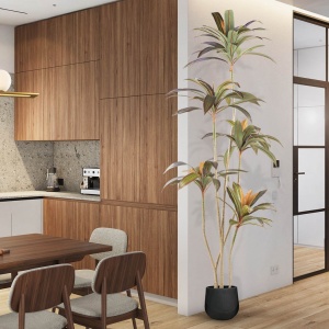 Planta artificiala decorativa Dracena roja, H220