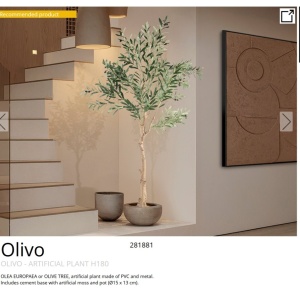 Planta artificiala decorativa Olivo, H180 - Img 7