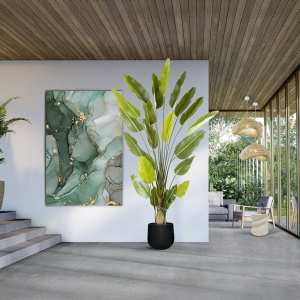Planta artificiala decorativa STRELITZIA REGINAE, Ave paraiso H250 - Img 6