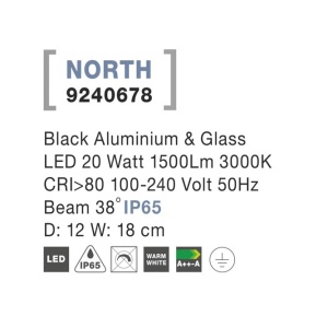 Proiector LED iluminat exterior IP65 NORTH NVL-9240678 79848 universul-luminii.ro