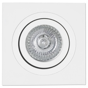 Rama spot directionabil, incastrabil, alb, dim. 9,2x9,2cm RADON-C, 43396
