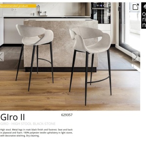 Scaun de bar design elegant Giro II - Img 7