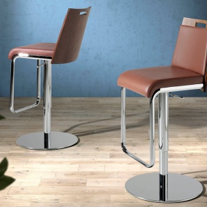 Scaun de bar tapitat design italian Steel F3179AL - Img 7