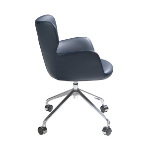 Scaun de birou elegant Blue swivel office - Img 3