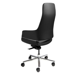 Scaun de birou modern piele sintetica Black - Img 4