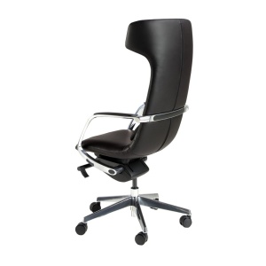 Scaun de birou modern piele sintetica Black - Img 4