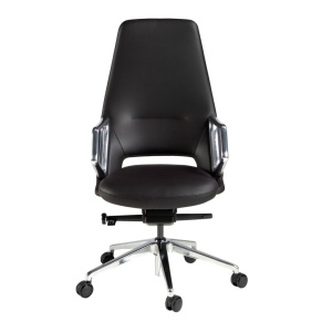 Scaun de birou modern piele sintetica Black - Img 3