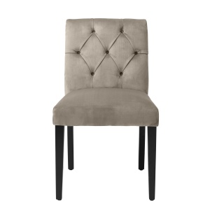 Scaun design elegant LUX Atena, catifea gri 113840 HZ - Img 2