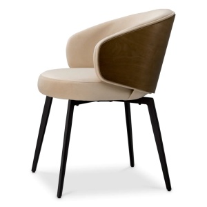 Scaun design elegant LUX Camerota, Sabino beige - Img 5