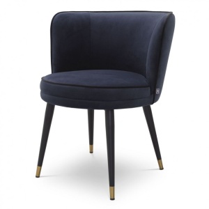 Scaun design LUX Grenada, savona albastru 115883 HZ