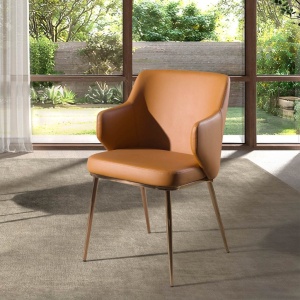 Scaun design LUX, Metal, Piele Sintetica 4162