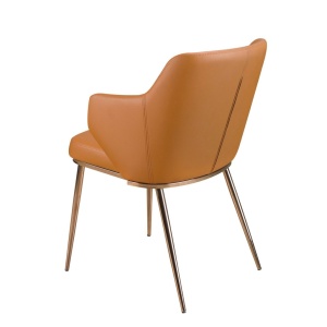 Scaun design LUX, Metal, Piele Sintetica 4162 - Img 5