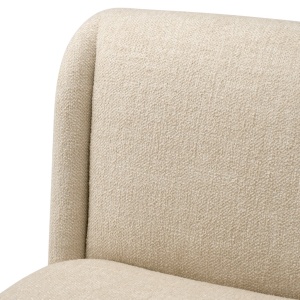 Scaun design LUX Selene, Renato ecru - Img 6