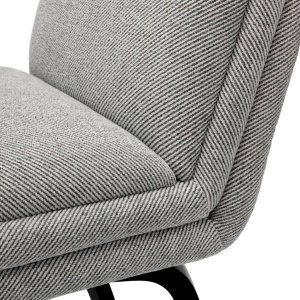 Scaun dining design LUX Lucia, Fisher grey - Img 2