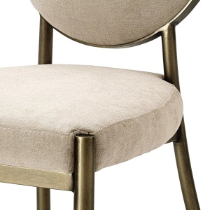 Scaun elegant, tapitat cu catifea, LUX Scribe 110808 HZ - Img 4