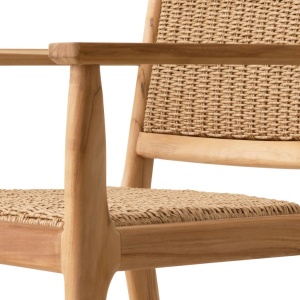 Scaun pentru exterior, design LUX, Pivetti cu brate - Img 4