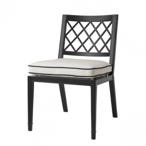 Scaun pentru interior si exterior Paladium, negru 113618 HZ