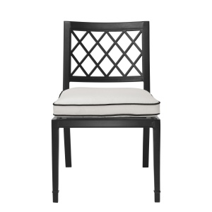 Scaun pentru interior si exterior Paladium, negru 113618 HZ - Img 2