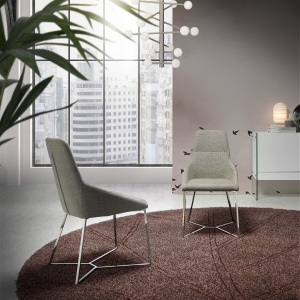 Scaun tapitat design italian Ike AC-F3209 - Img 8