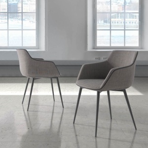 Scaun tapitat design italian Tomika AC-A116 - Img 9