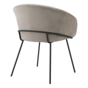 Scaun tapitat design LUX Campus, savona greige 116370 HZ - Img 3