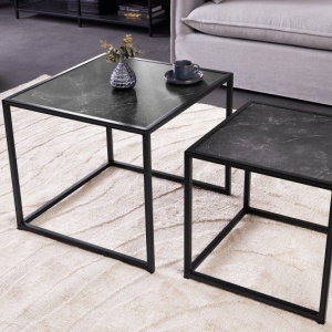 Set de 2 masute design industrial Slim Line - Img 6